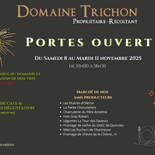 Portes ouvertes du Domaine Trichon – 30ème anniversaire